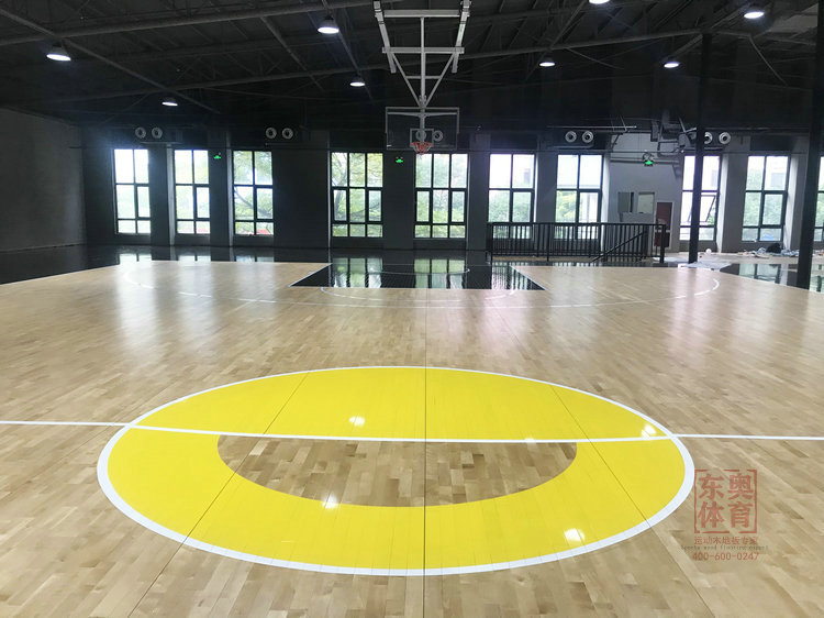 沈阳运动篮球场地板施工标准