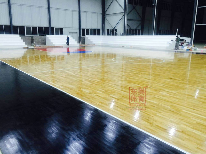 广州羽毛球馆运动实木地板价格