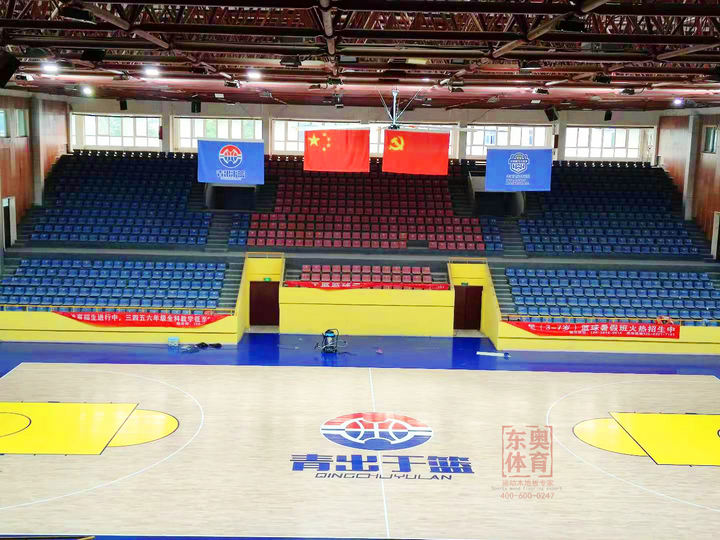 东奥体育运动木地板 篮球馆体育地板价格 包上门